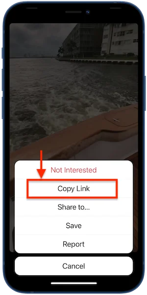download instagram video iphone step 02